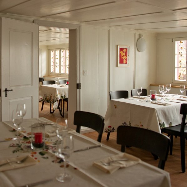 Es werden Schweizer Spezialitäten serviert