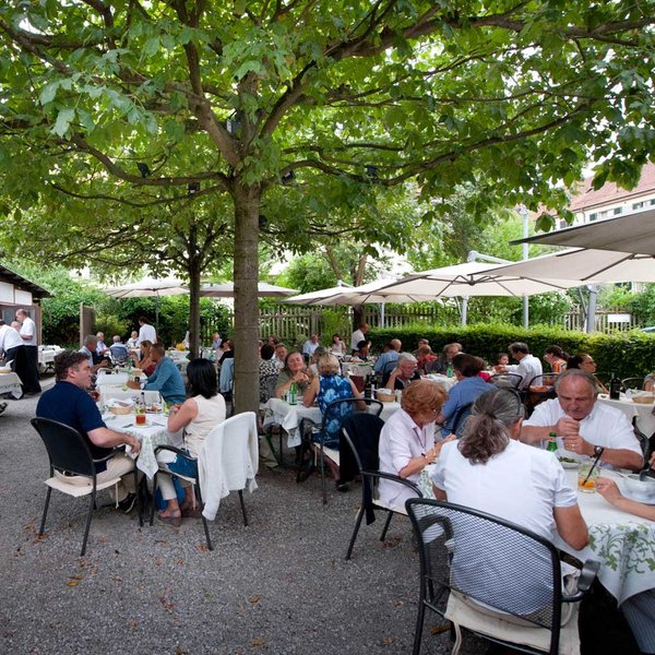 Gemütliche Garten Terrasse