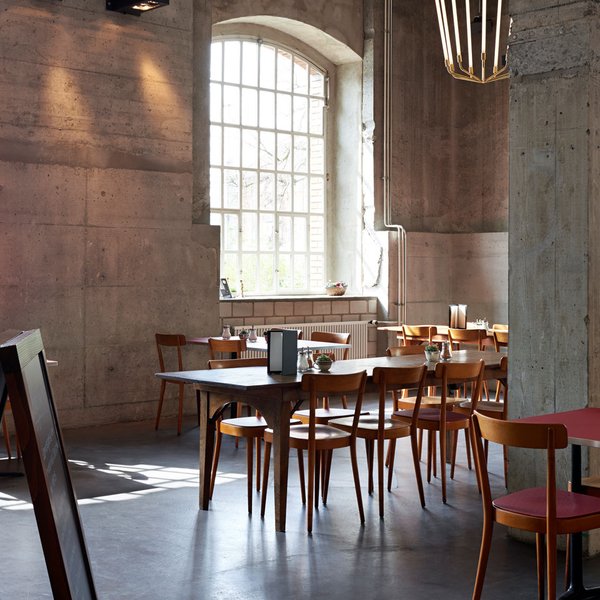 Ein gemütliches Lokal im ehemaligen Getreidesilo der Mühle Tiefenbrunnen