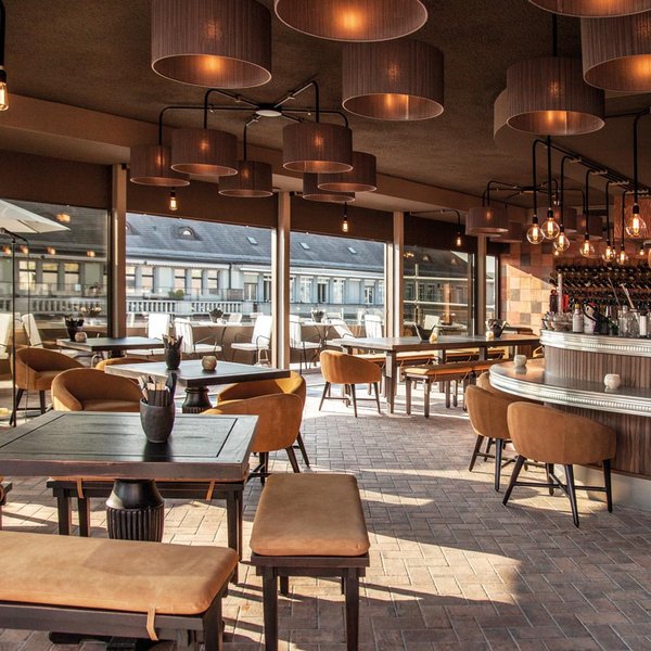 • • • Rooftop Restaurant, Zürich