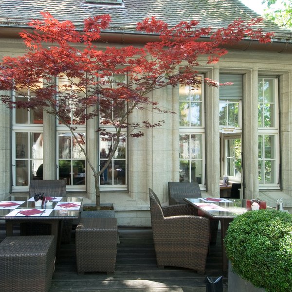 Popular terrace at Grieder Zurich