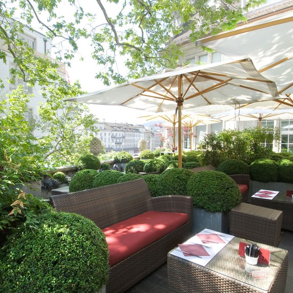 Terrace at Grieder Bar Zurich 
