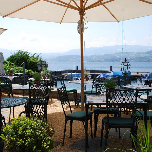 Restaurant Hirschen am See, Terrasse